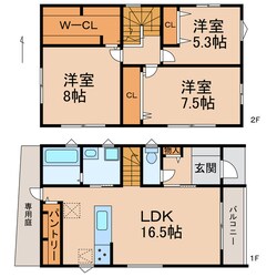 アルバーロ碧 B号の物件間取画像